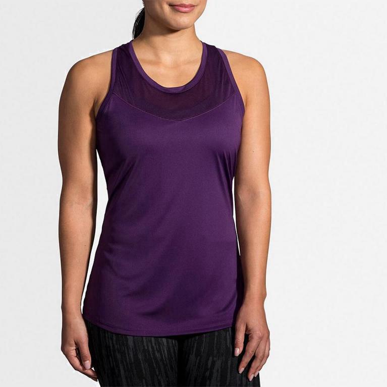 Brooks Stealth Australia - Women's Running Tank Top - Purple (451209-SUW)